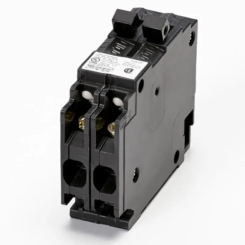 ITEQ1515 – PARALLAX PWR Circuit Breaker, 15 Amp/ 15 Amp Rating Single TB Type QT Twin Pole With One 1 Inch Space In B...